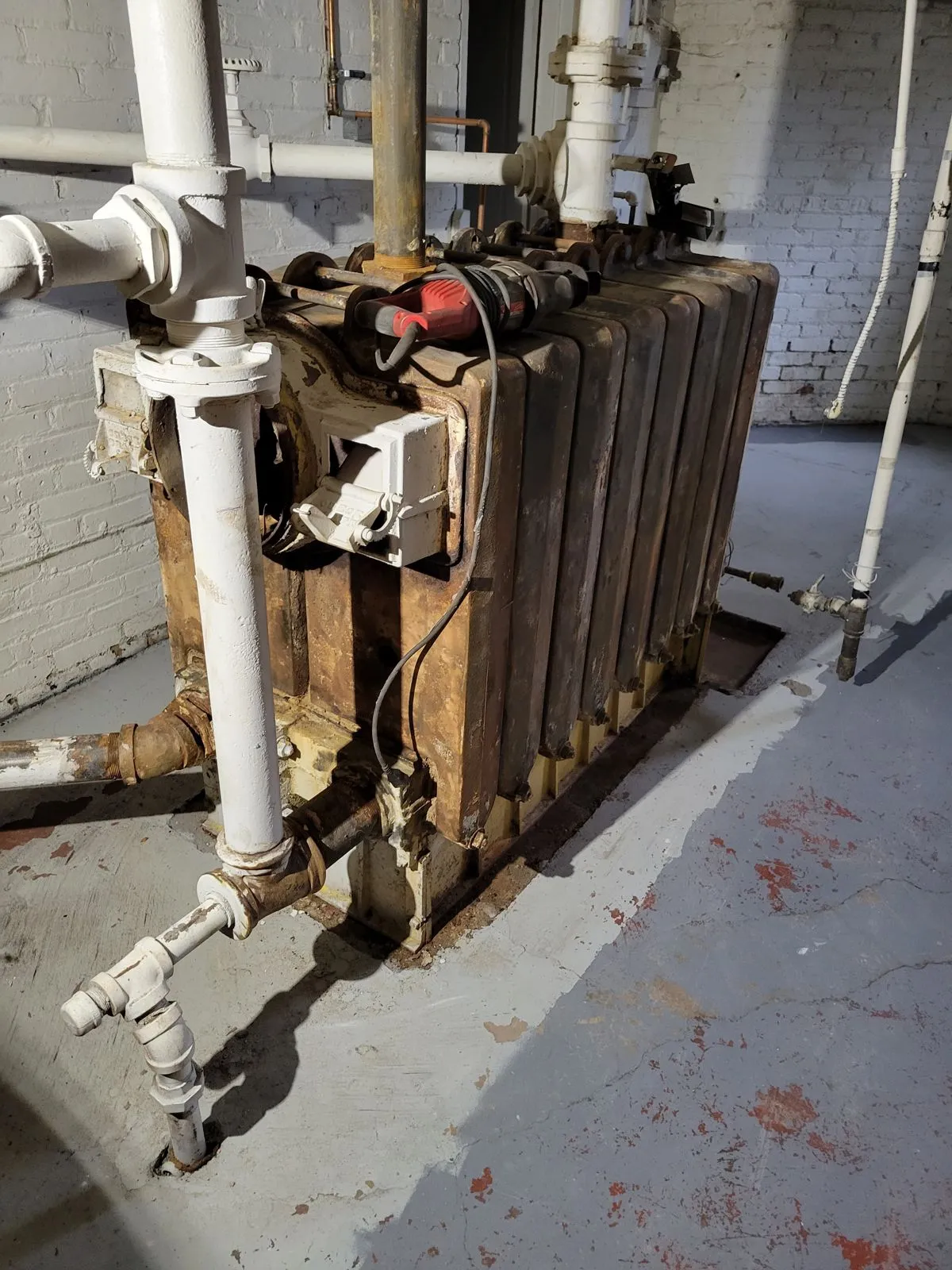 Before: Residential boiler