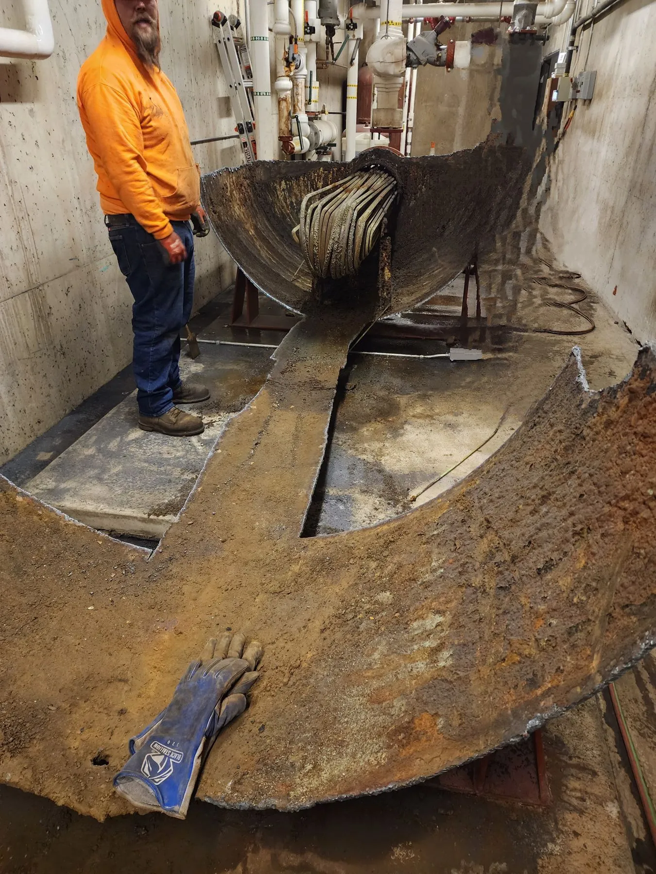 Boiler & Chiller Killers job site photo for Longmont, Colorado HVAC demolition