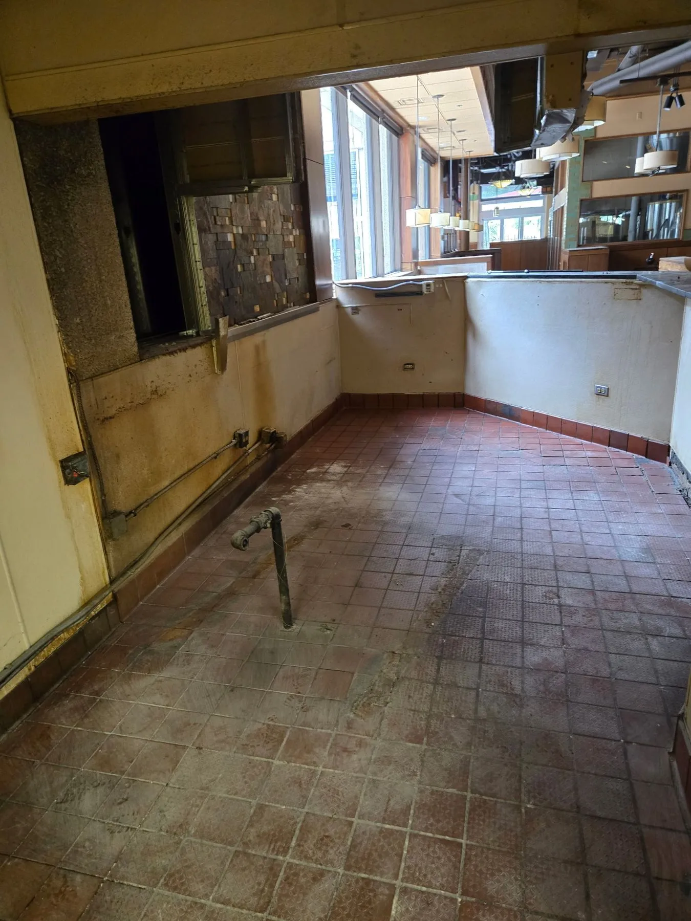 After: Oven out
