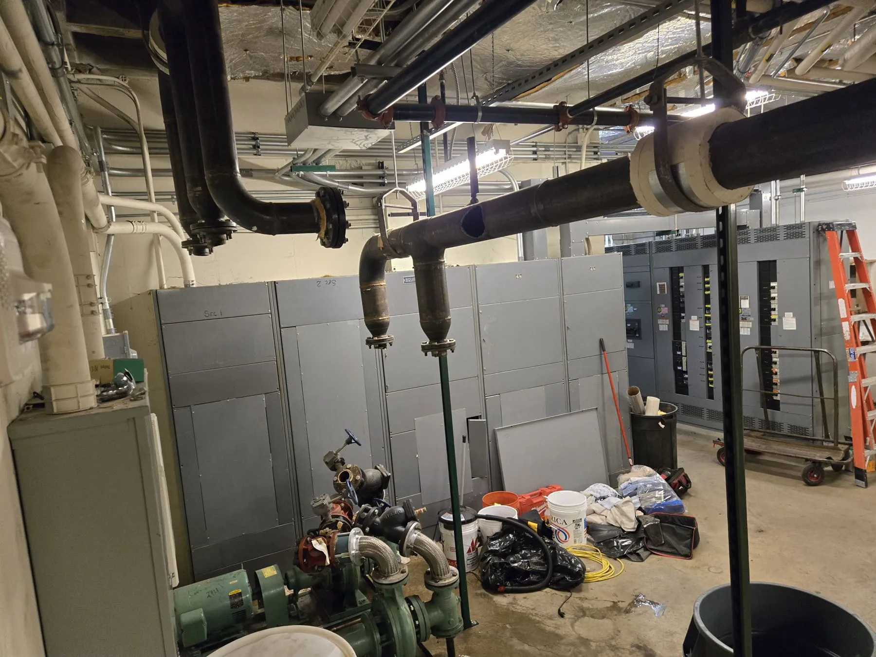 During: Pump and tank removal
