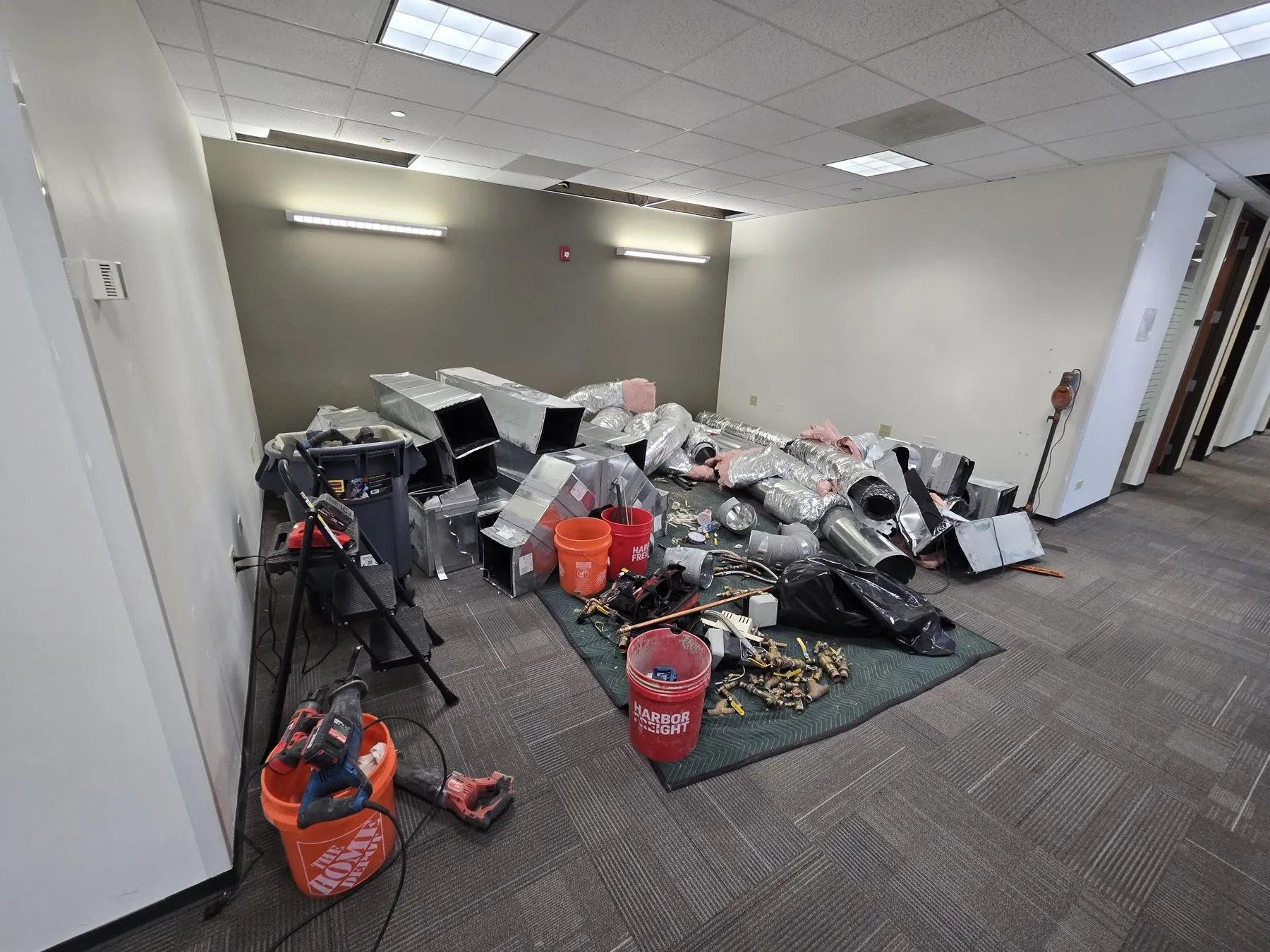 During: Floor 9 in progress